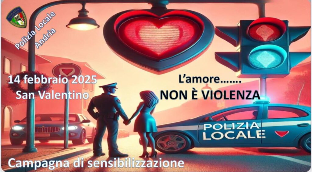 “L’amore non è violenza”: la campagna di sensibilizzazione avviata dalla Polizia Locale